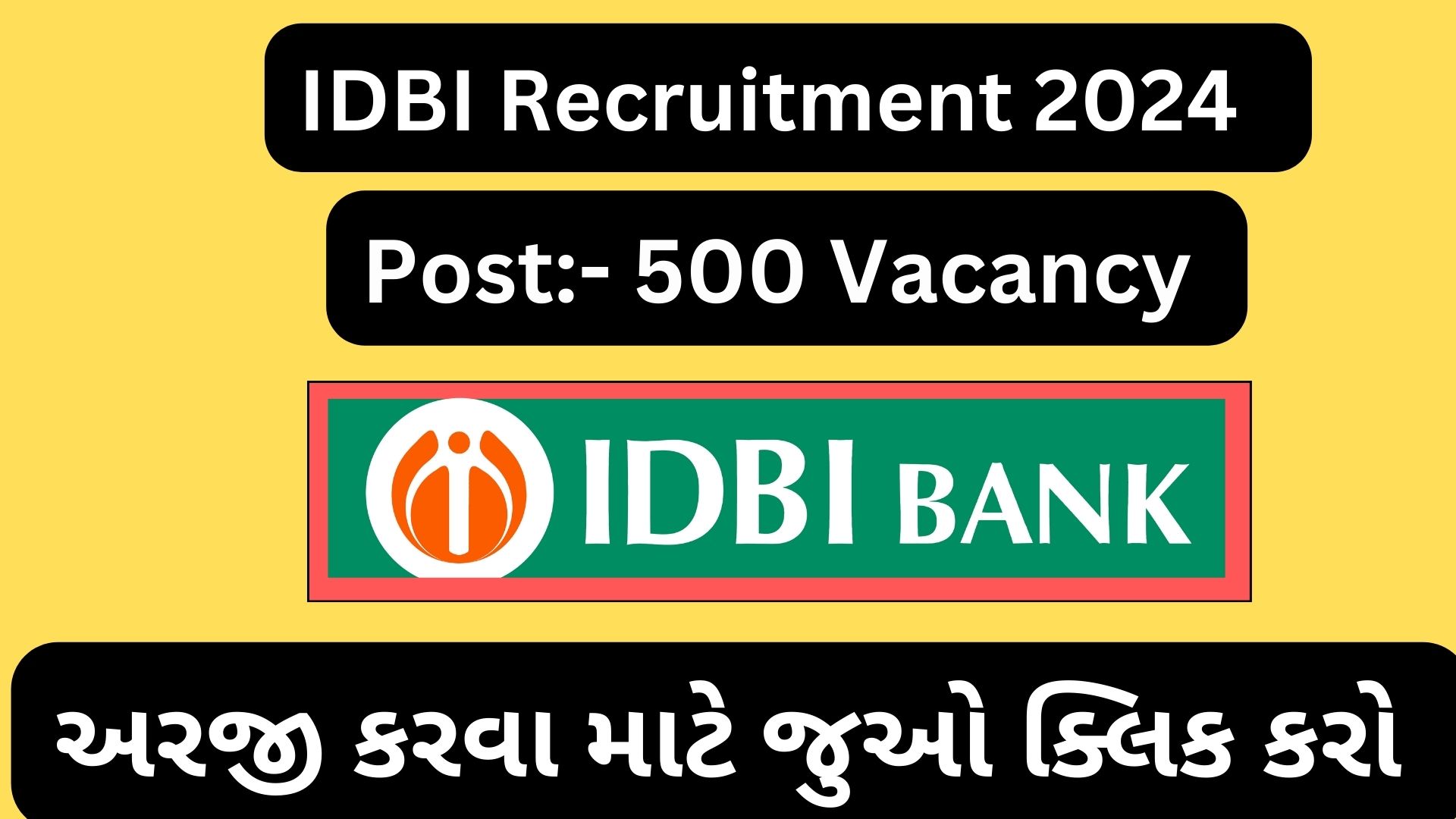 IDBI Bank Recruitment 2024