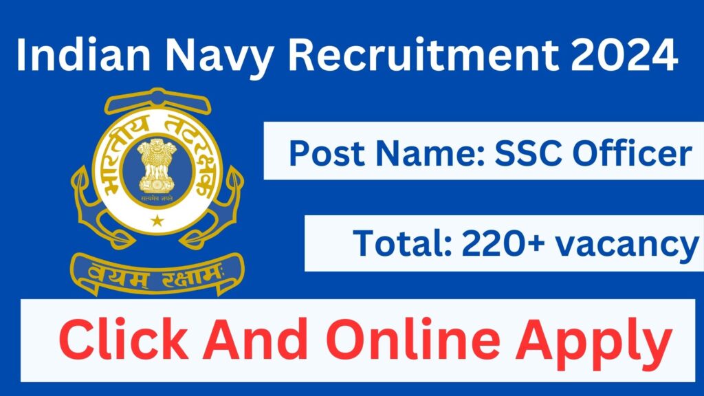 Indian Navy SSC Officer Recruitment 2024